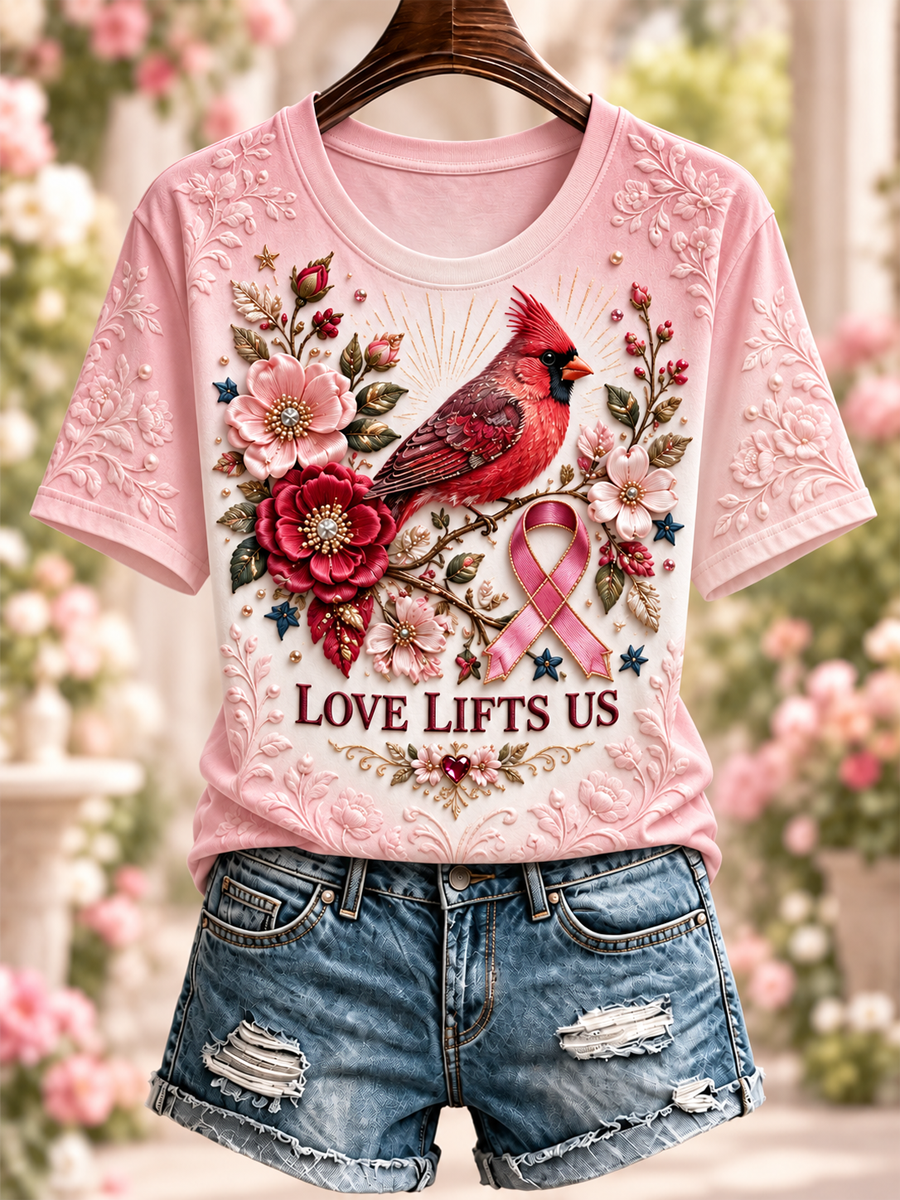 Women's Breast Cancer Awareness Campaign Short-Sleeved T-Shirt