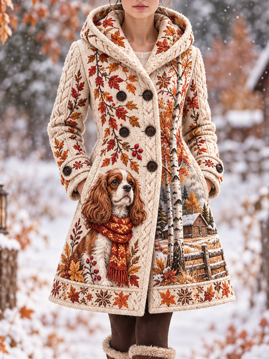 Women's Nordic Animals Long Sleeve Outerwear