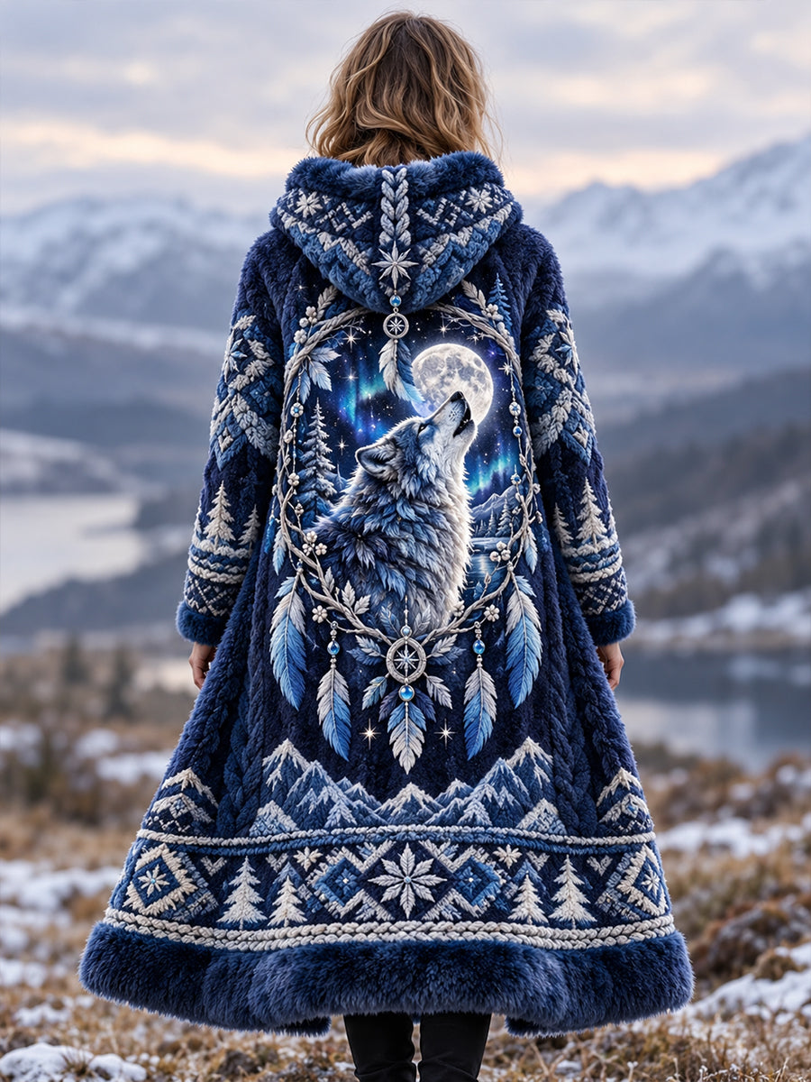 Women's Nordic Animal Flannel Jacket