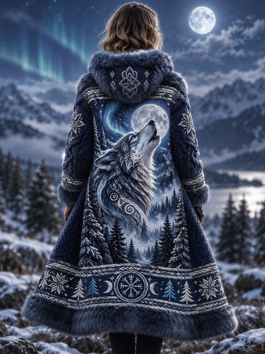 Women's Nordic Animal Flannel Jacket