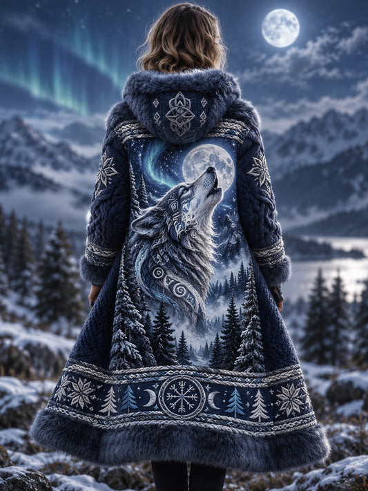 Women's Nordic Animal Flannel Jacket