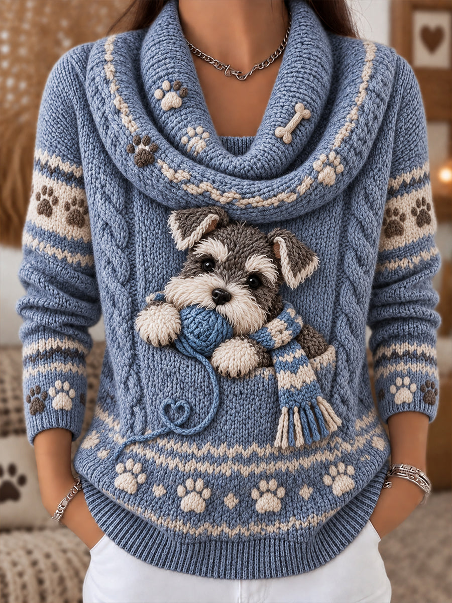 Women's Fun Animal Comfortable Knit Top