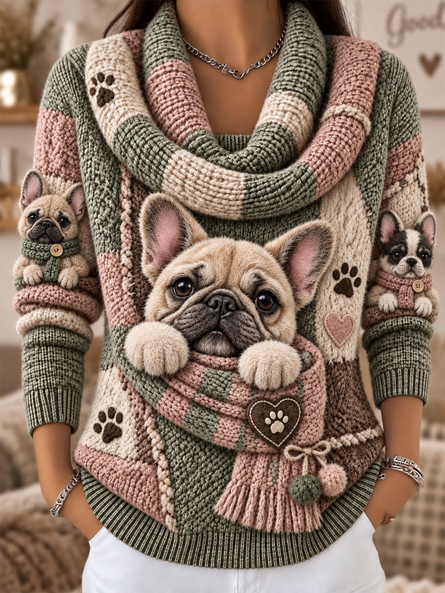 Women's Fun Animal Comfortable Knit Top