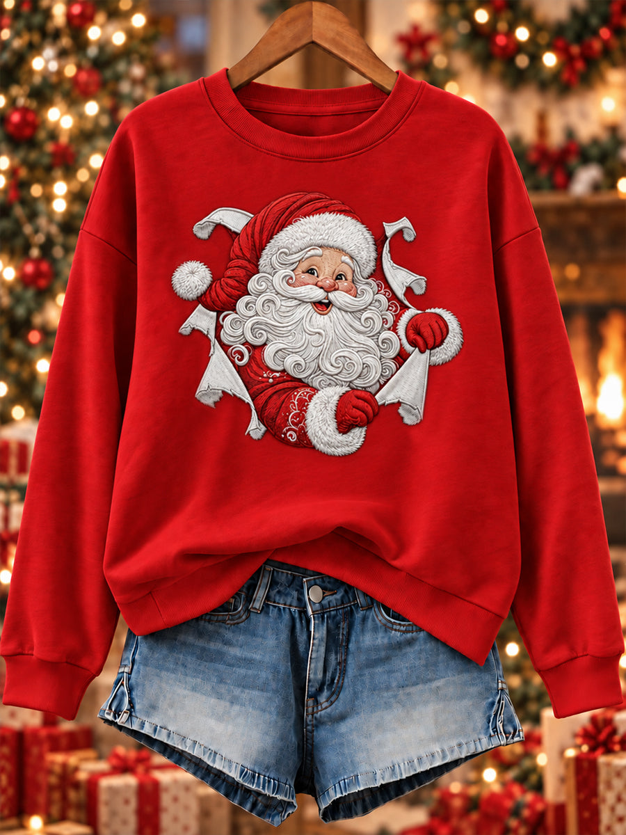 Women's Christmas Print Sweatshirt