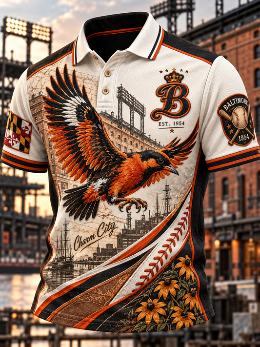 Men's Baltimore Orioles Polo Shirt