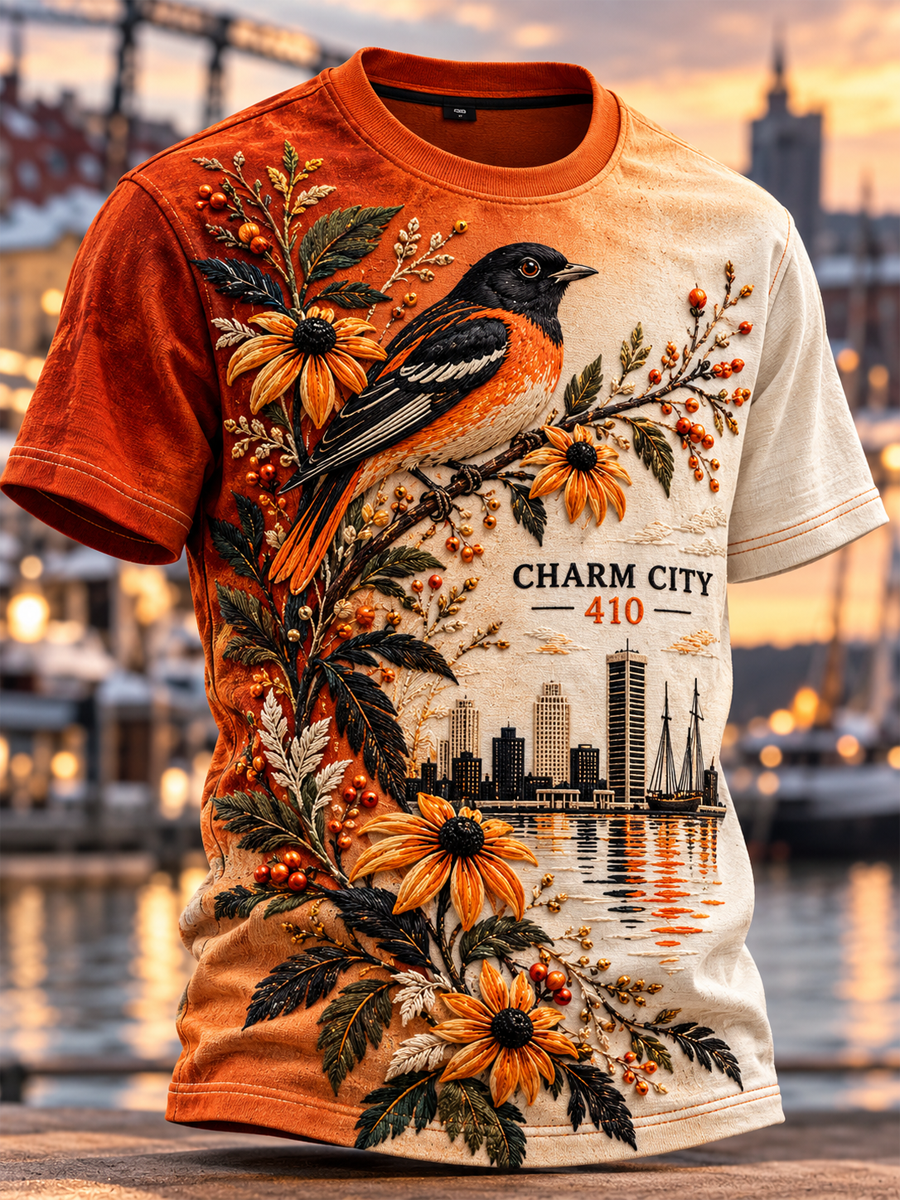 Men's Baltimore Orioles Short Sleeves T-Shirt