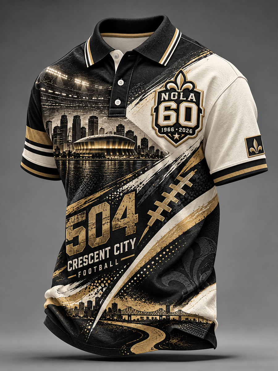 Men's New Orleans Saints Polo Shirt