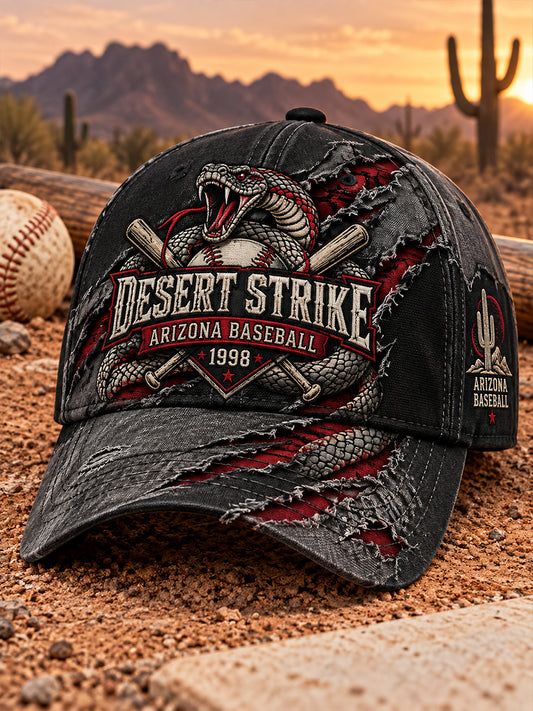 Men's Baseball-Style Printed Cap