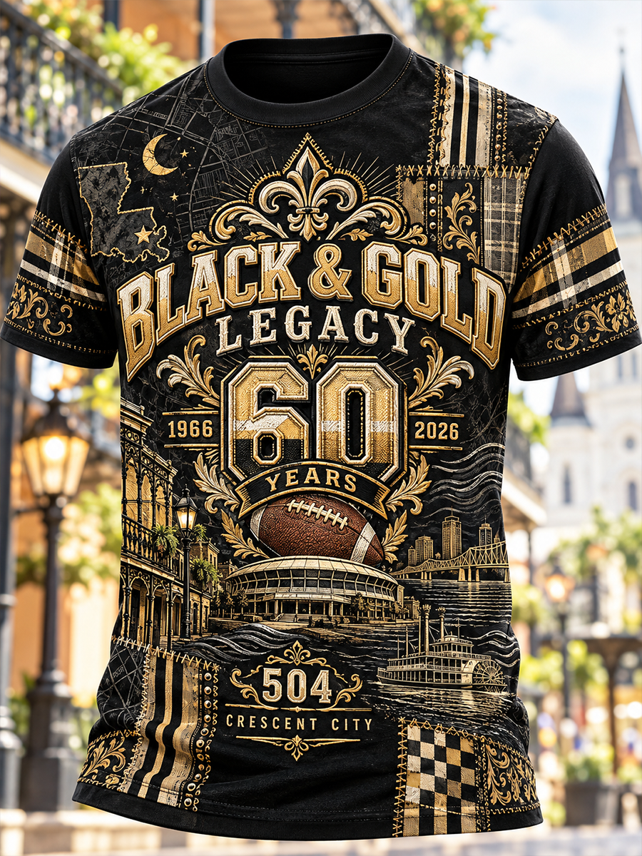 Men's New Orleans Saints Short Sleeves T-Shirt