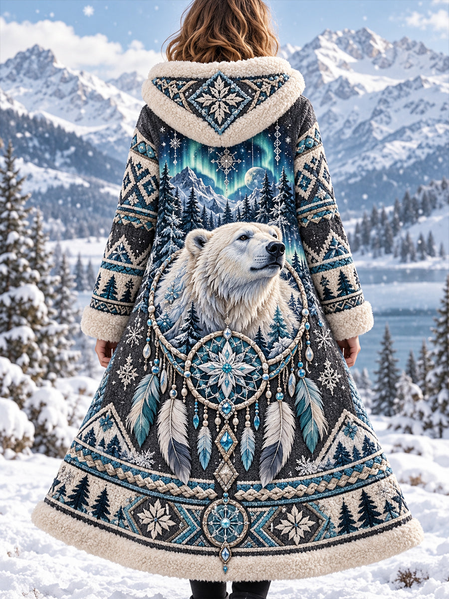 Women's Nordic Animals  Flannel Jacket