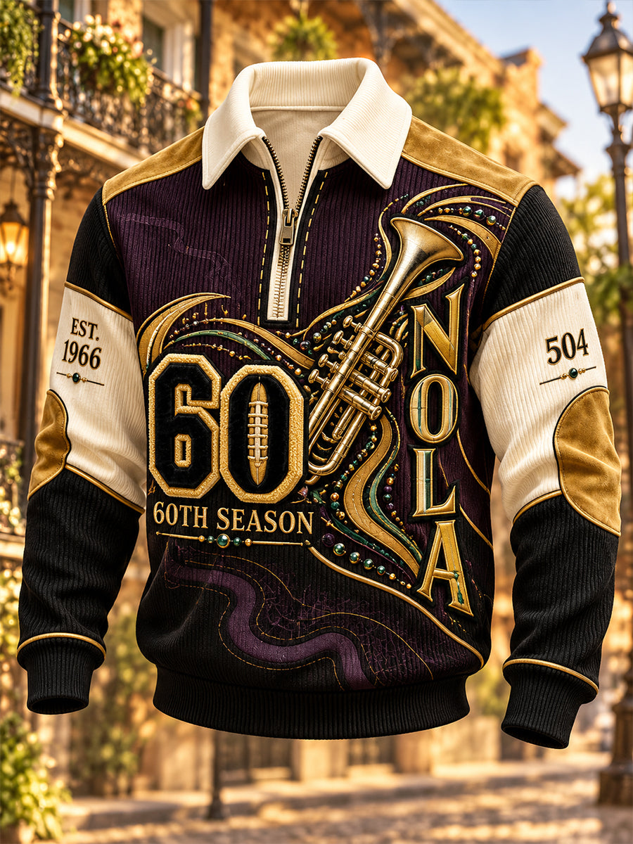 Men's New Orleans Saints Zip-Up Hoodie
