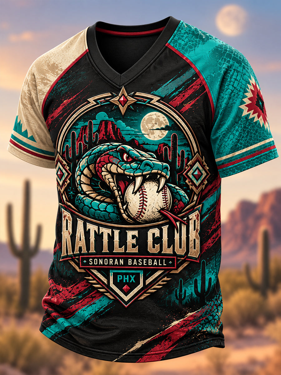 Men's Arizona Diamondbacks V-Neck T-Shirt