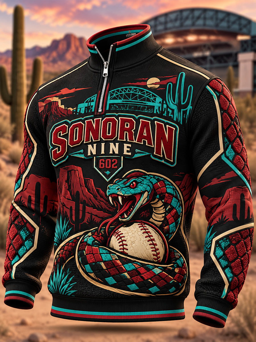 Men's Arizona Diamondbacks Zip-Up Sweatshirt