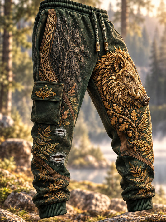 Men's Viking Casual Sweatpants Trousers