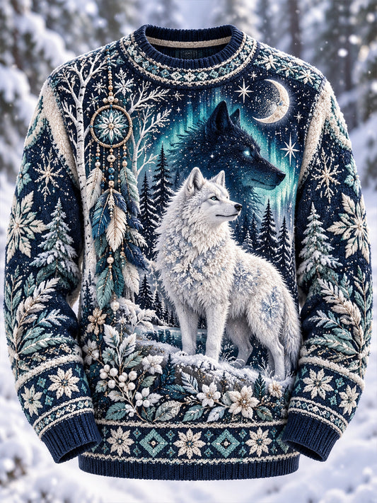 Men's Nordic Animals Imitation Sweater