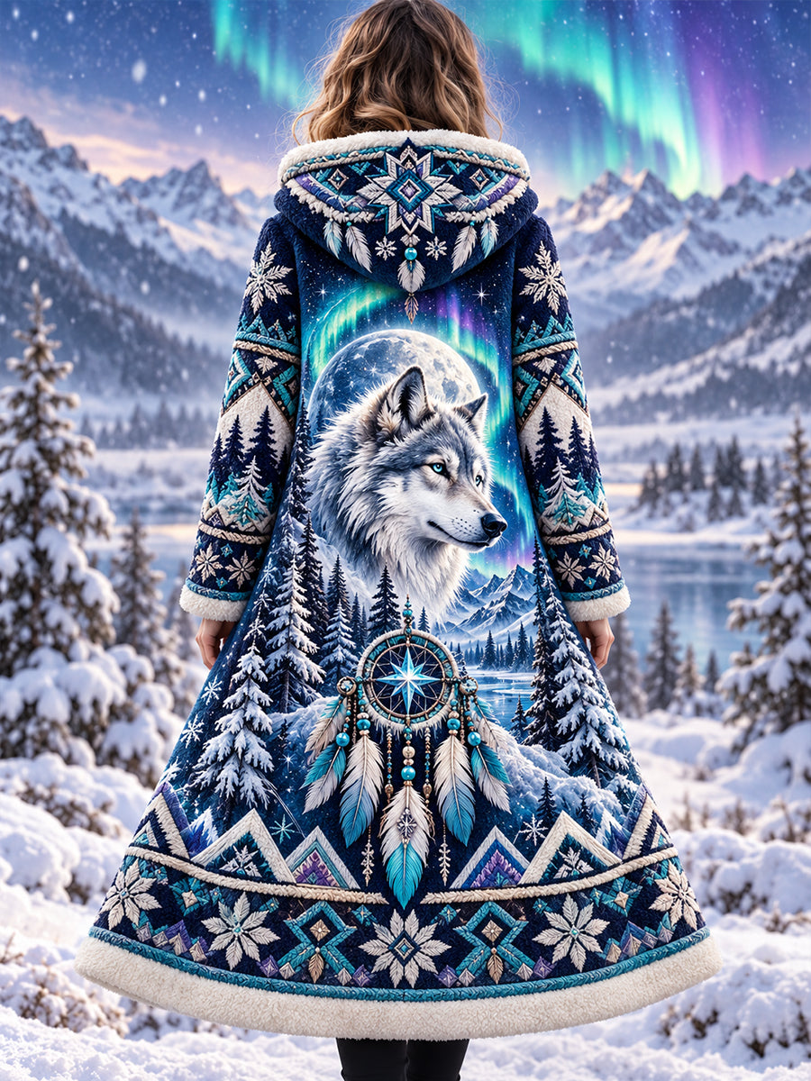 Women's Nordic Animals  Flannel Jacket