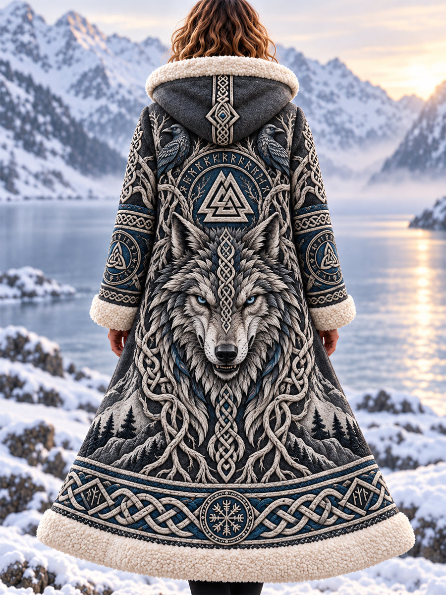Women's Viking Art Flannel Jacket