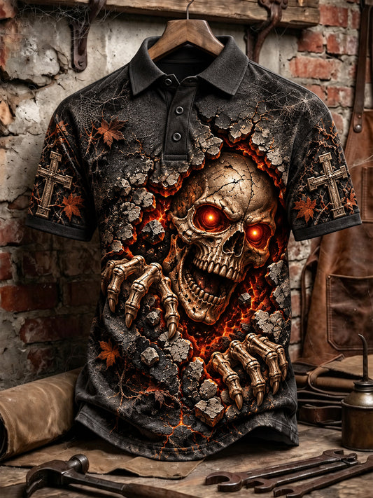 Men's Halloween Fun Polo Shirt