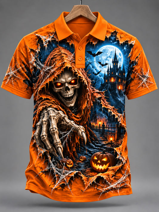 Men's Halloween Fun Polo Shirt