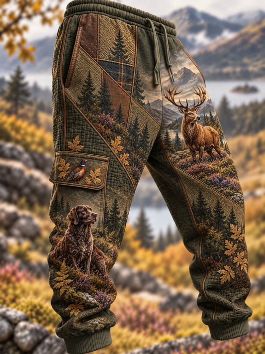 Men's Hunting Season Culture Casual Sweatpants Trousers