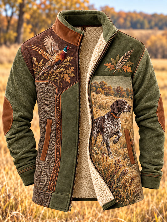 Men's Hunting Season In The United States Composite Fleece Jacket
