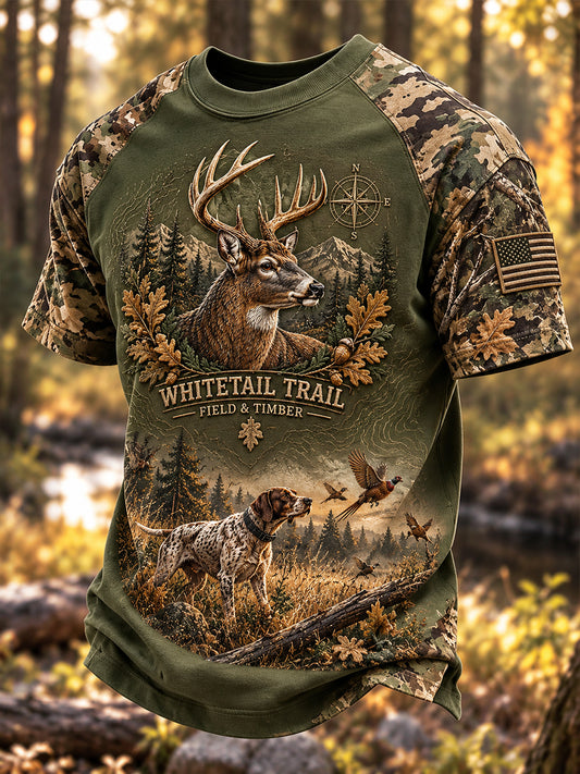 Men's Hunting Season In The United States Short Sleeve T-Shirt