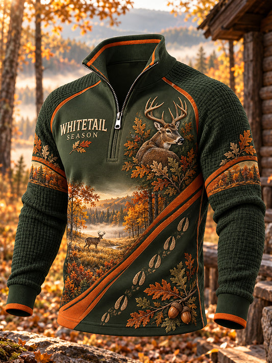Men's Hunting Season In The United States Zip-Up Hoodie