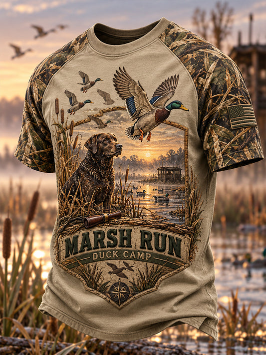 Men's Hunting Season In The United States Short Sleeve T-Shirt