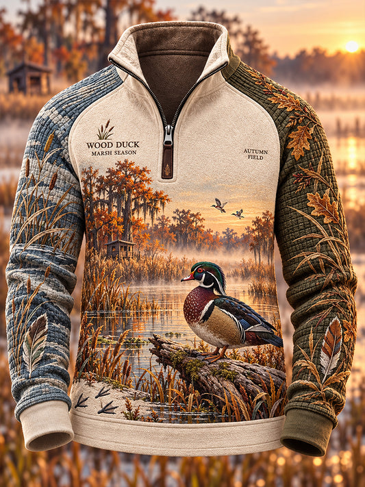 Men's Hunting Season In The United States Zip-Up Hoodie