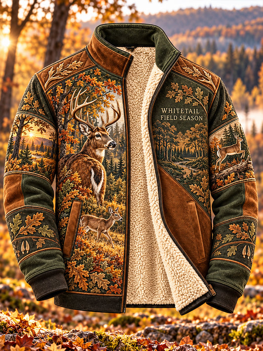 Men's Hunting Season In The United States Composite Fleece Jacket