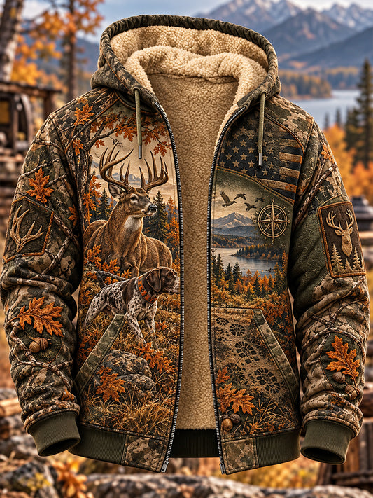 Men's  Hunting Season In The United States Composite Fleece Jacket