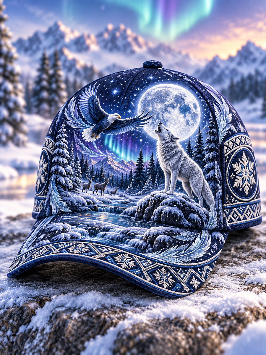 Northern Europe Animal Printed Hat