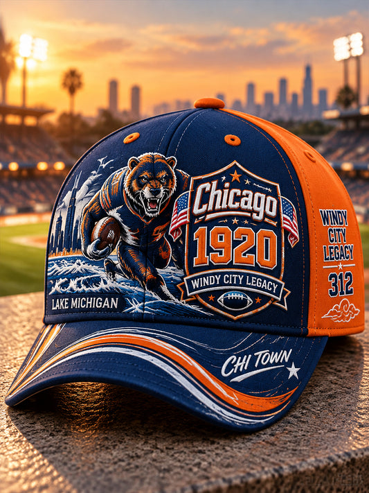 Unisex American Football Chicago Bears Baseball Cap