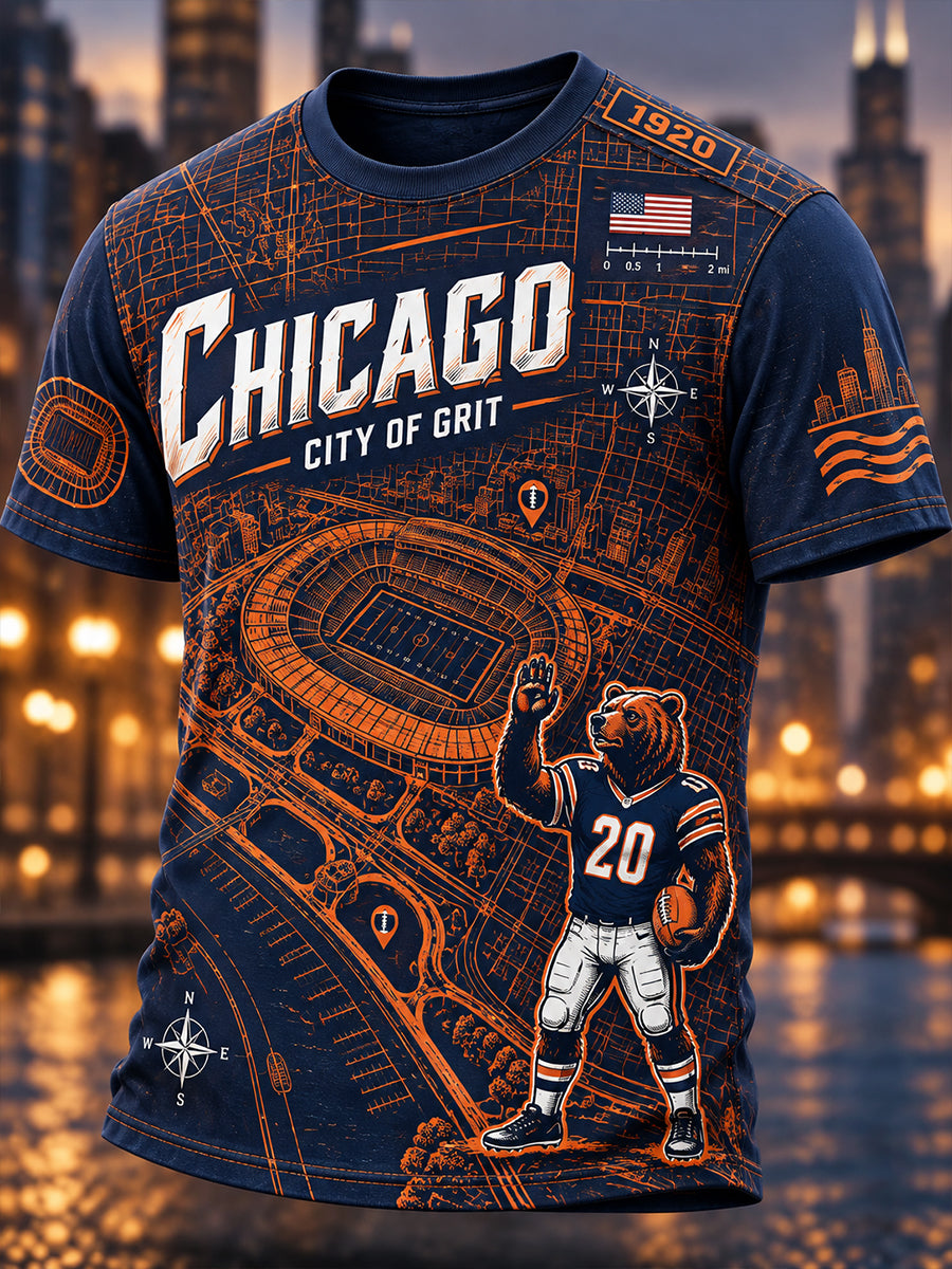 Men's American Football Chicago Bears Short Sleeve T-Shirt