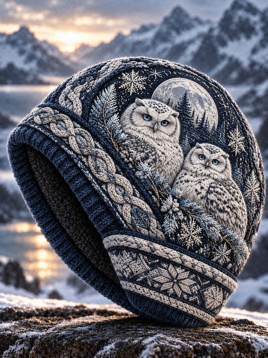 Nordic Autumn And Winter Animals Cold Knitted Hat